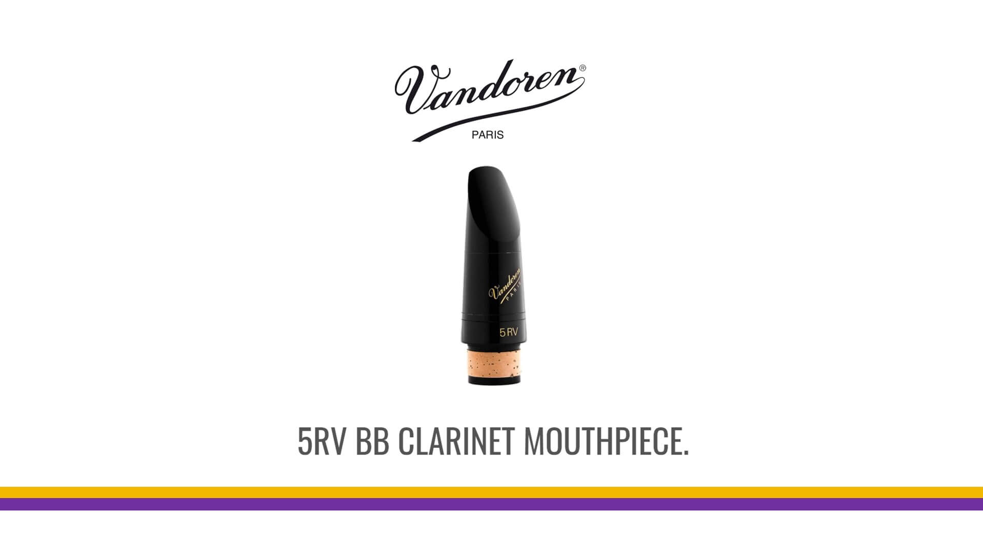 Vandoren 5RV系列 Bb單簧管吹嘴