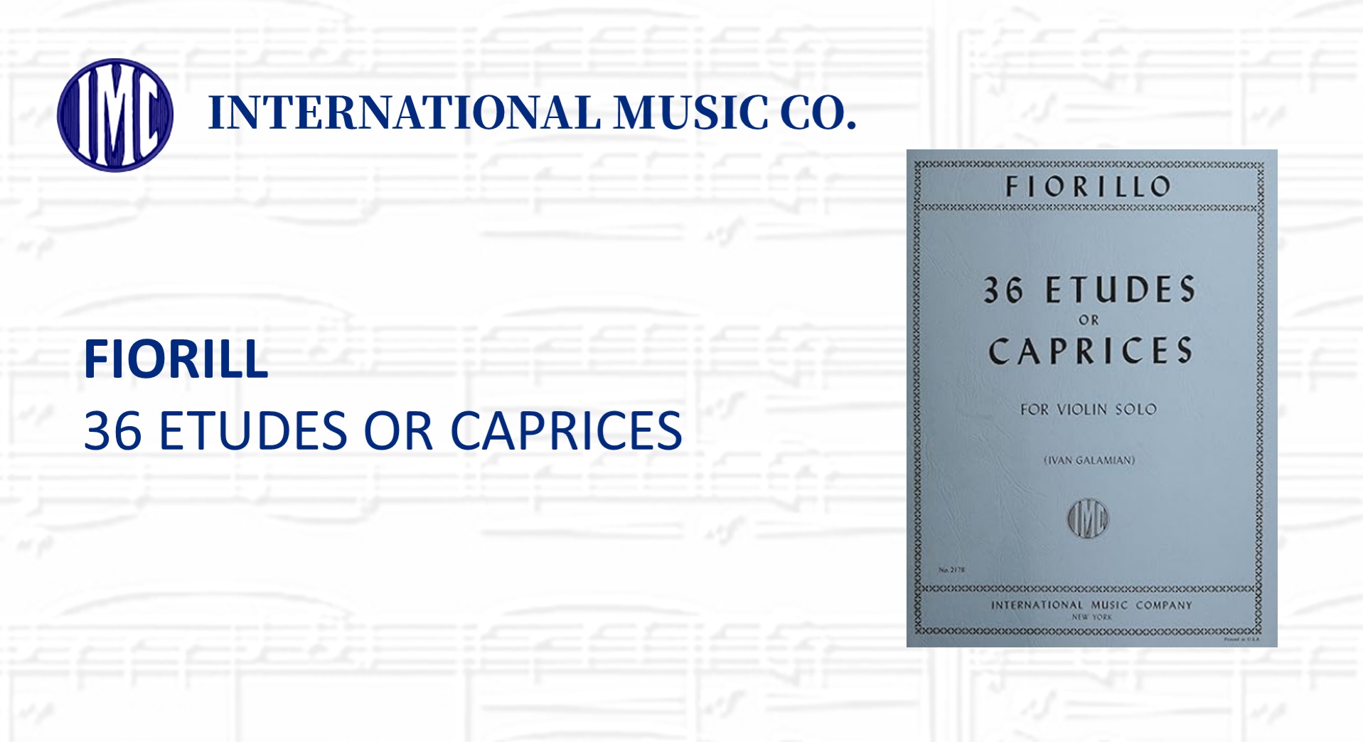 36 ETUDES OR CAPRICES