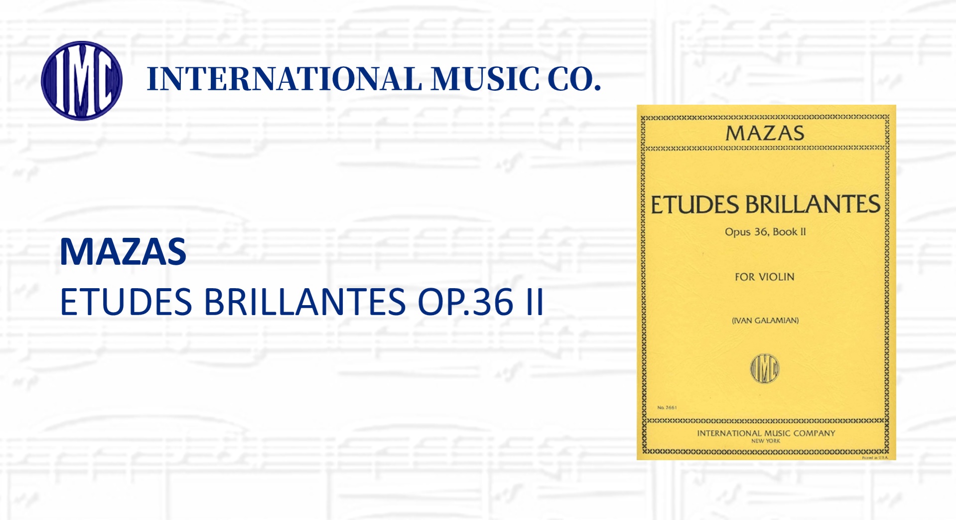 36 ETUDES OR CAPRICES